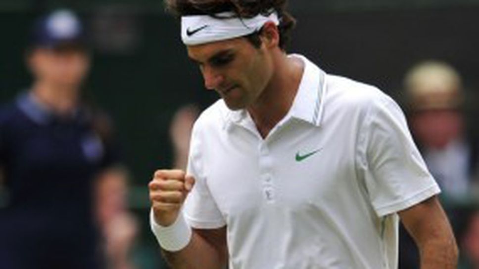 Роджър Федерер сбъдна залог за 100 000 паунда, направен през 2003 г.