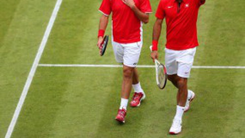 Детронираха олимпийските шампиони Федерер и Вавринка