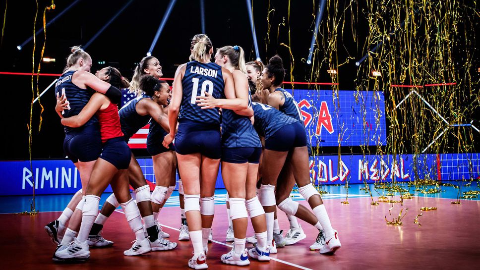 Волейболистките на САЩ с трета поредна титла в Лигата на нациите