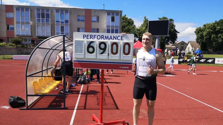 19-годишният Алекна с 69.00 м, победи Гуджиус на шампионата на Литва