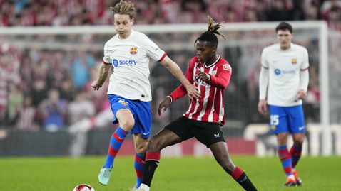  Лапорта разяснява обстановката с Нико Уилямс и възможния нов контракт на Френки де Йонг 