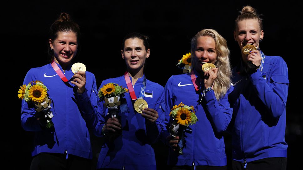 Естония триумфира с олимпийската титла на шпага отборно