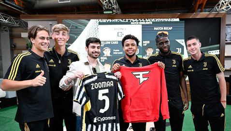 Ювентус се срещна с FaZe Clan