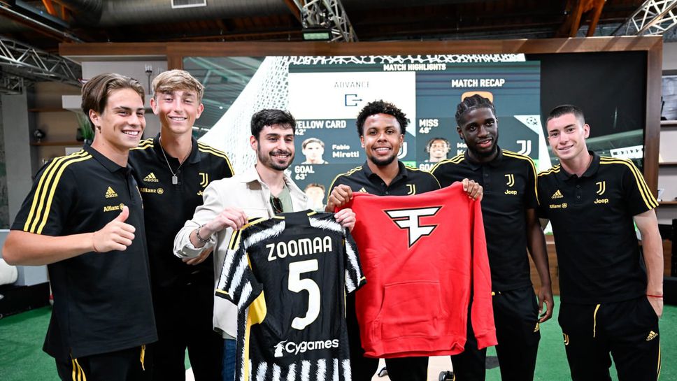 Ювентус се срещна с FaZe Clan