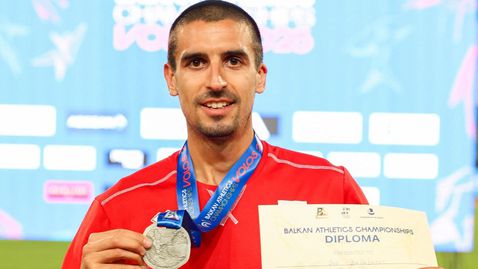 Иво Балабанов се пребори за сребърен медал на 5000 м на Балканиадата