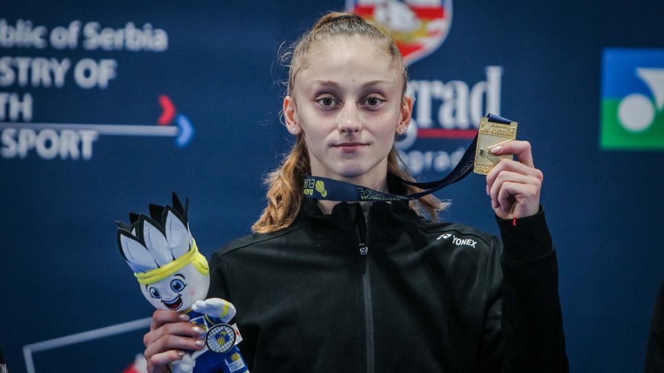 Калояна Налбантова с две титли на Държавното първенство по бадминтон до 19 години