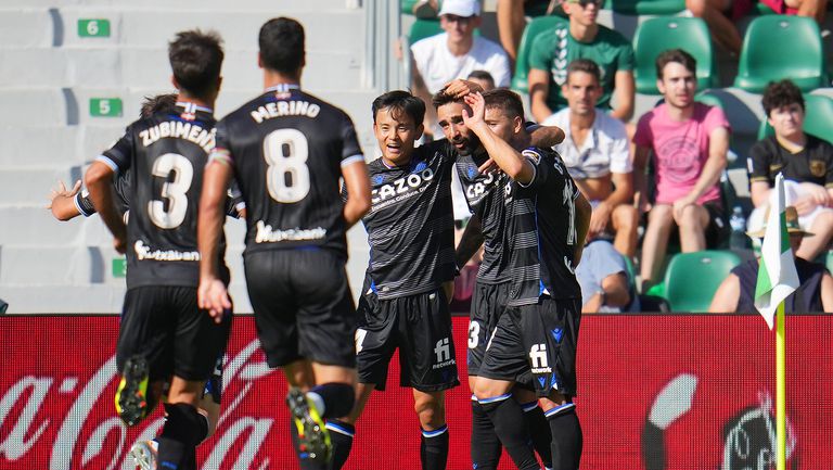 Реал Сосиеда постигна минимална победа с 1 0 в гостуването си