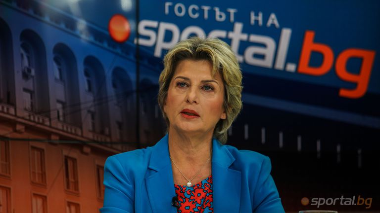 Министърът на младежта и спорта Весела Лечева поздрави националите по