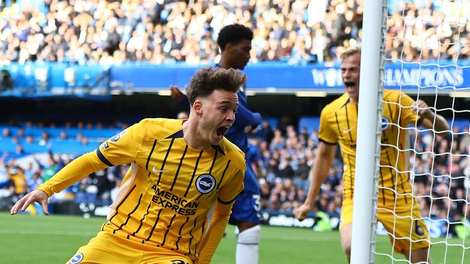 Нов червен картон за Челси срина лондончани срещу Брайтън