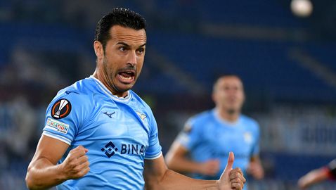  Лацио си върна за унижението в Дания и взе преднина преди последния кръг 