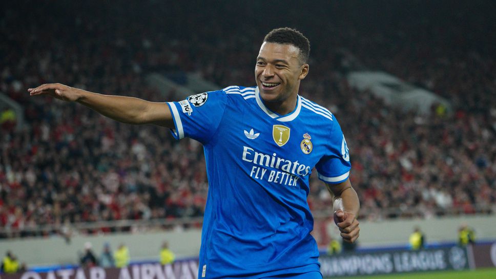 Впечатляващата статистика след невероятната вечер на Мбапе