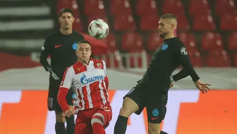 Десетима от Цървена звезда удариха ФКСБ в балканското дерби в ЛЕ