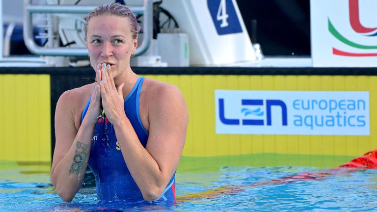 Сара Сьострьом беше избрана за Плувкиня №1 в Европа за