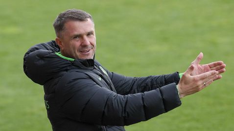  Серхий Ребров сменя Петраков отпред на Украйна 