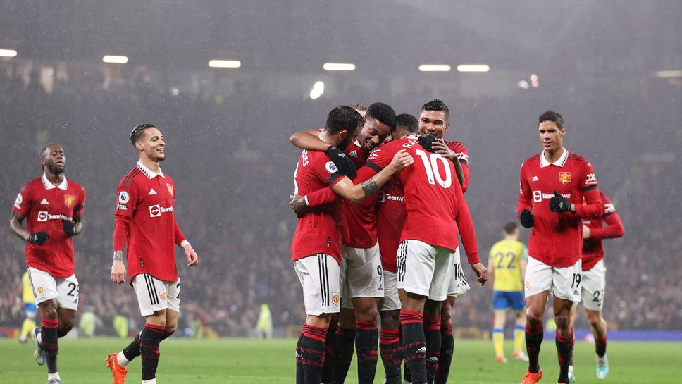 Манчестър Юнайтед се завърна с вдъхновена победа срещу Нотингам, Рашфорд отново блести