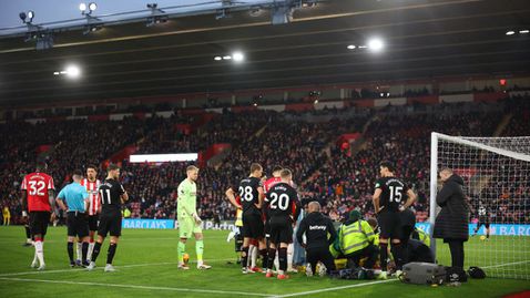 Фабиански е добре и в съзнание