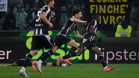 Гол в последната секунда лиши Лацио от победа срещу Удинезе