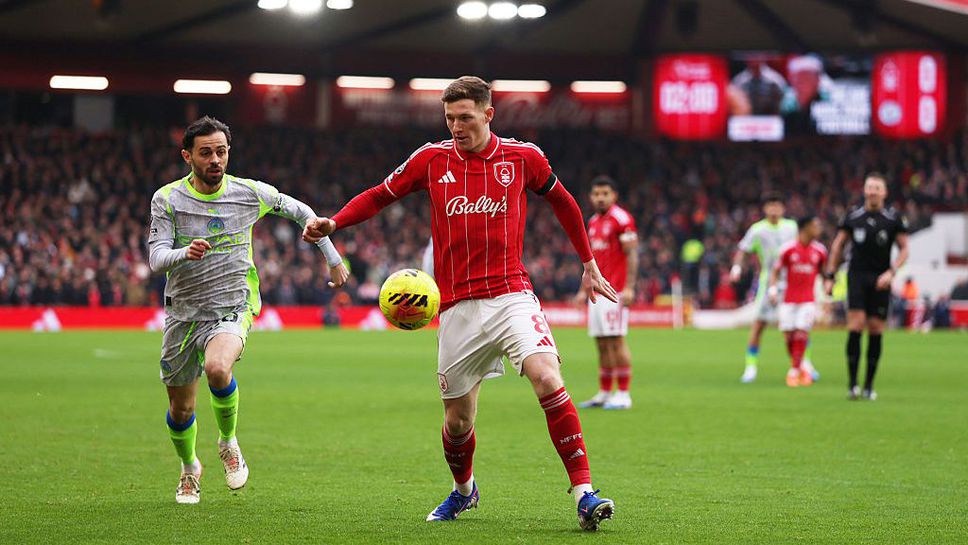 Нотингам Форест 0:0 Манчестър Сити, първата възможност бе за домакините