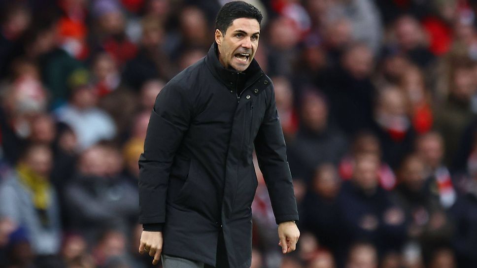 Мениджърът на Арсенал Микел Артета логично бе доволен след победата