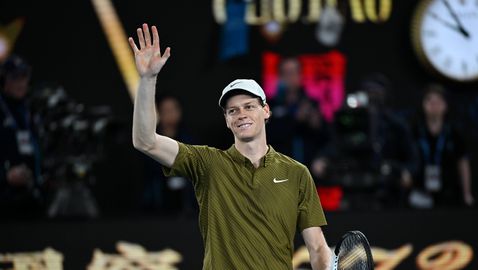 Синер за Джокович: Той е вдъхновение за всички нас