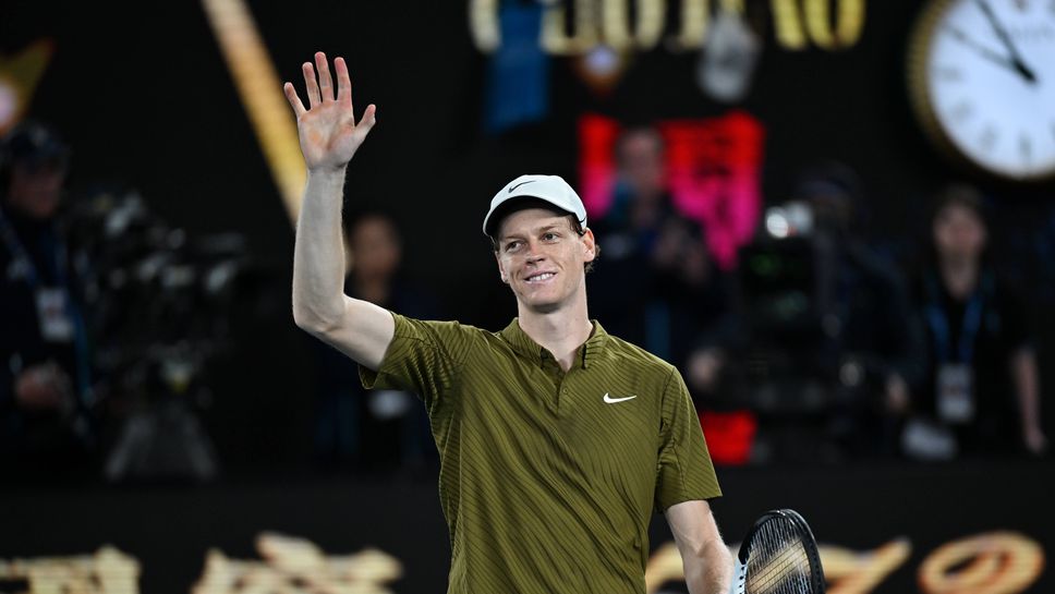 Световният номер 2 в тениса Яник Синер който защитава титлата