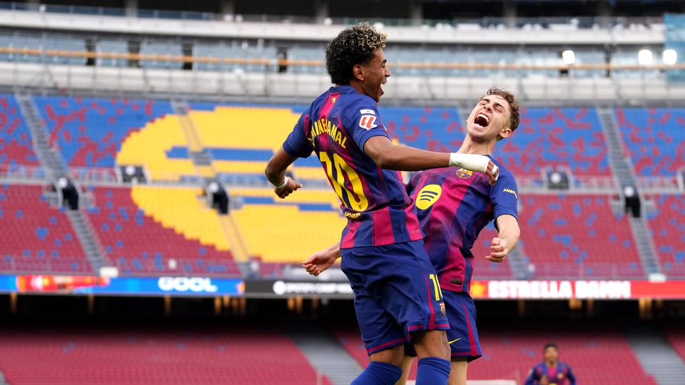 Барселона 1:0 Виляреал, попадение на Ямал