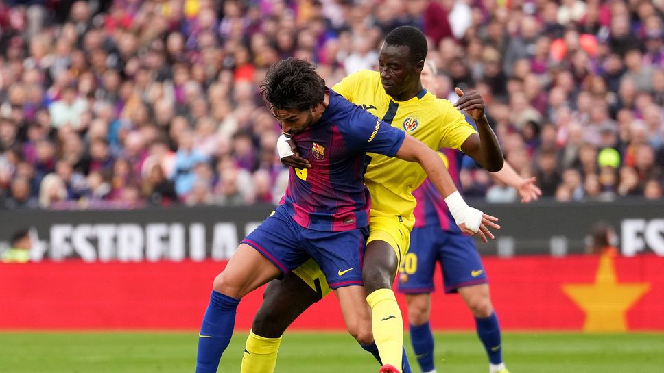 Барселона 2:1 Виляреал, гостите пропуснаха да изравнят