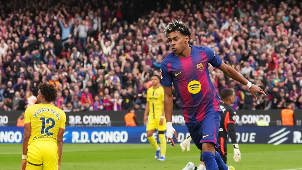 След първата част: Барселона 2:0 Виляреал