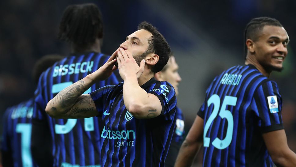 Интер се сгромоляса в Европа, но в Серия "А" е безпощаден