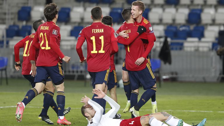 Испания изтръгна победа срещу Грузия в последните минути (видео)