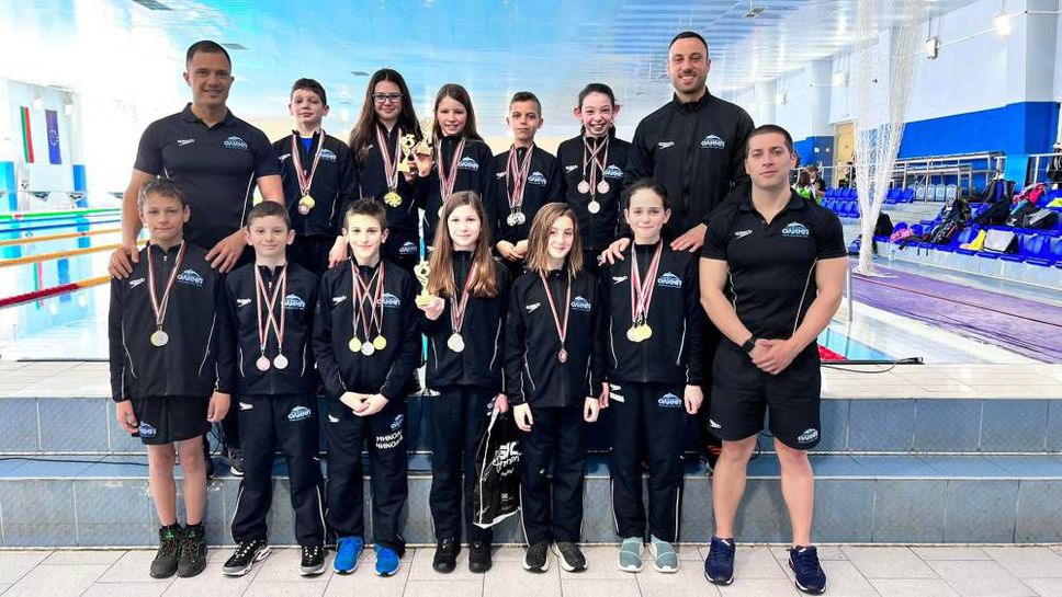 Плувците на Олимп с най-много медали на “Цветница”