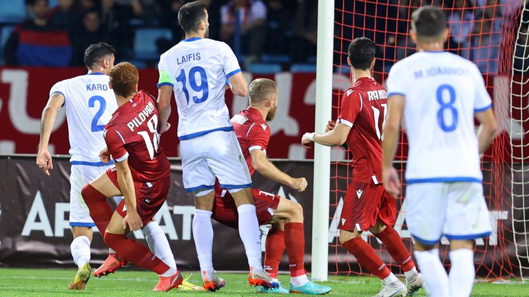 Армения и Кипър направиха 2:2 в контрола