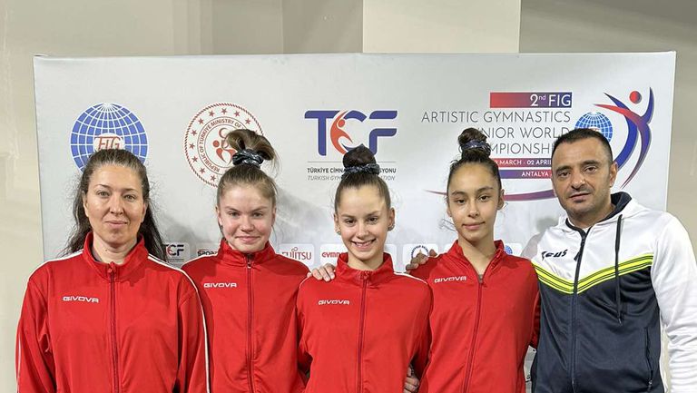 Българският национален отбор по спортна гимнастика за девойки направи подиум