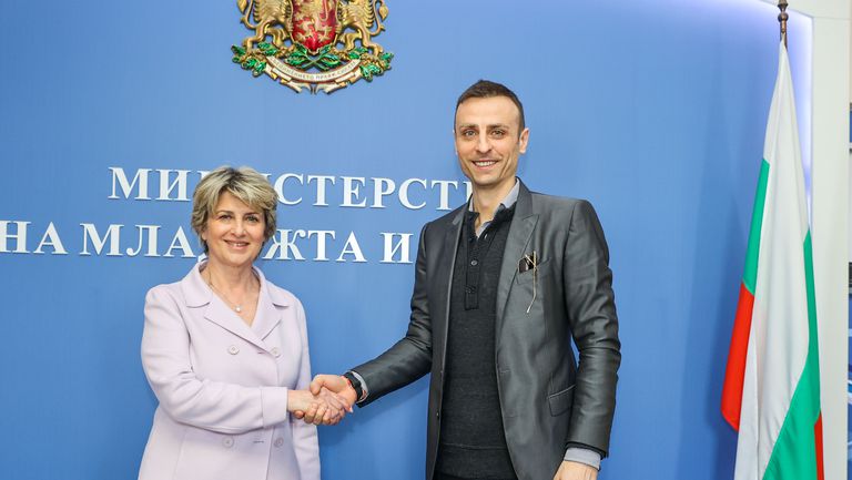 Весела Лечева се срещна с Димитър Бербатов