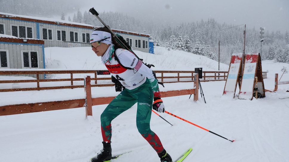 Нови златни медали за Лора Христова и Владимир Илиев на държавното по биатлон