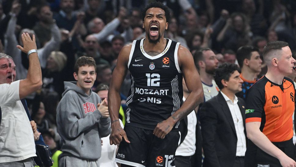 Крило на Партизан е MVP на 34-ия кръг на Евролигата