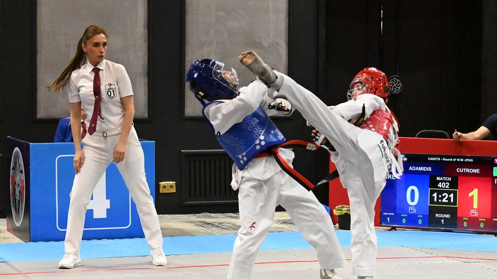 Злато и бронз за България в първия ден на Европейското по таекуондо в София