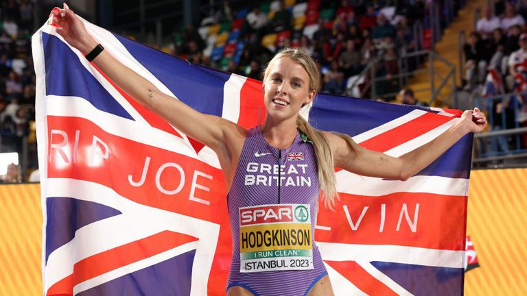 Диамантената победителка на 800 метра за 2021 година Кийли Ходжкинсън