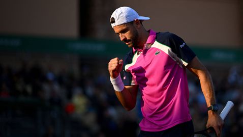  Мачът на Григор Димитров отсрочен за на следващия ден 