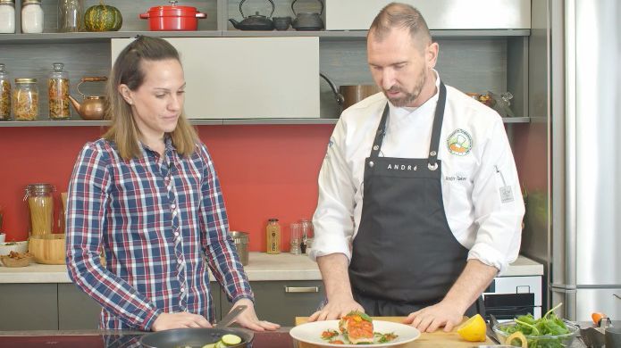 Станимира Петрова се впусна в кулинарно приключение с Шеф Андре Токев