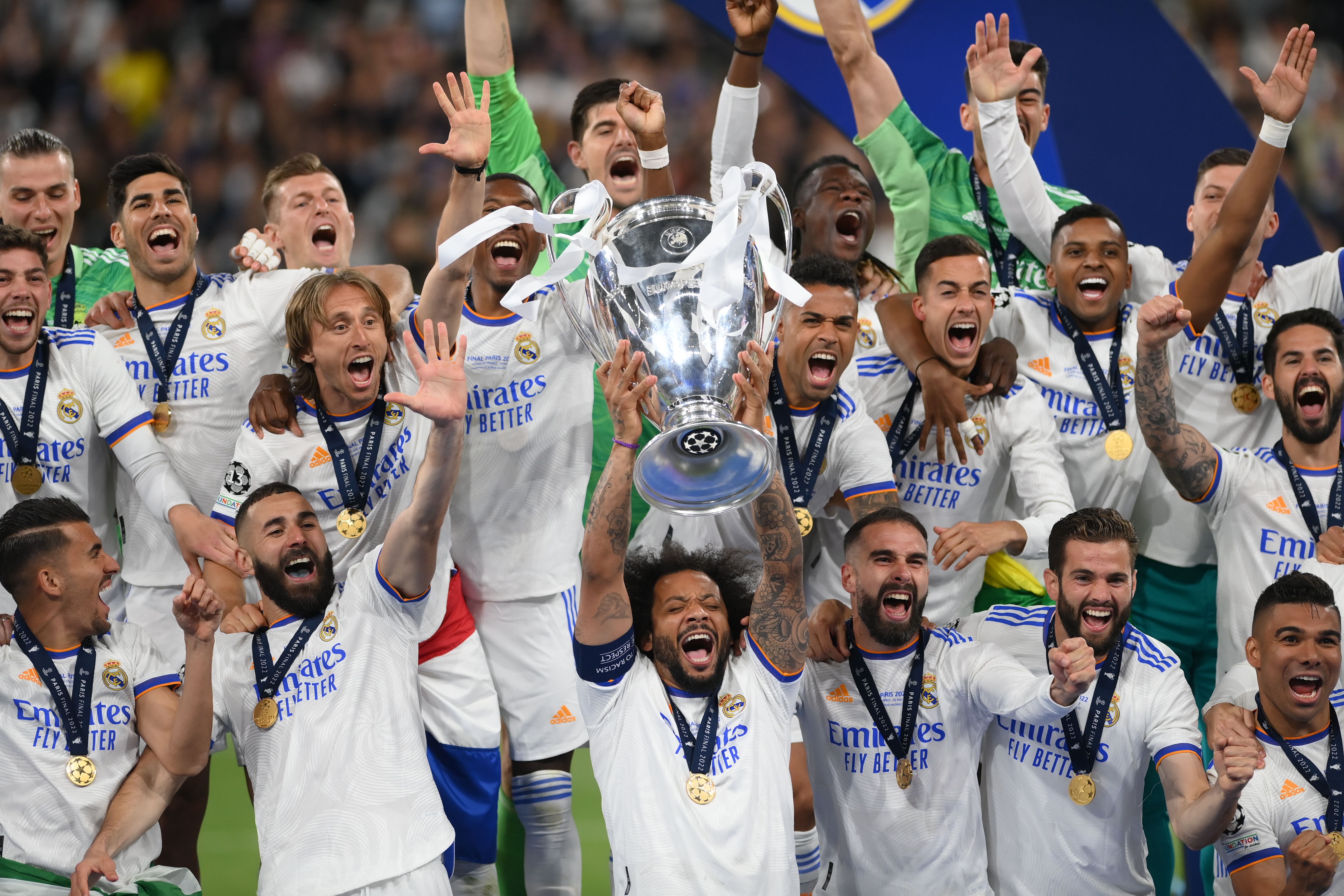 Лига чемпионов 2023 2024 трансляция. Реал Мадрид победитель Лиги чемпионов 2022. Реал Мадрид лига чемпионов 2022. Реал Мадрид чемпион Лиги чемпионов. Реал Мадрид чемпион 2022.
