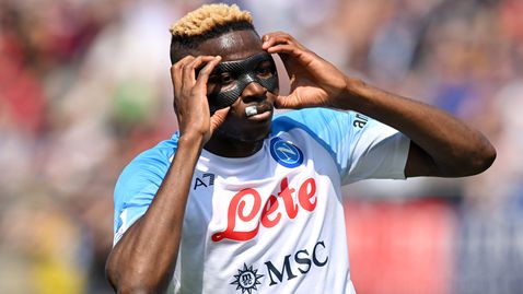  Осимен заби нови два гола, само че Наполи профука задатъка си против Болоня 