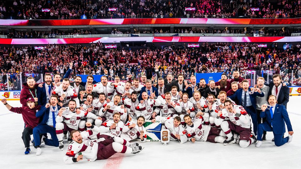 Латвия съсече САЩ и спечели исторически медал на Световното
