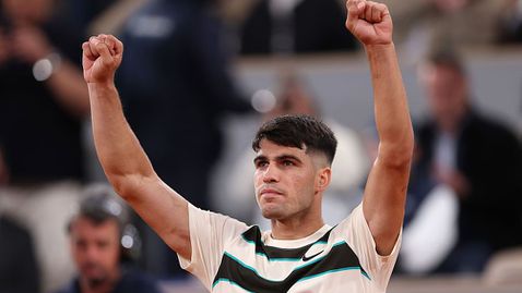 Алкарас даде само един сет на босненец и продължи