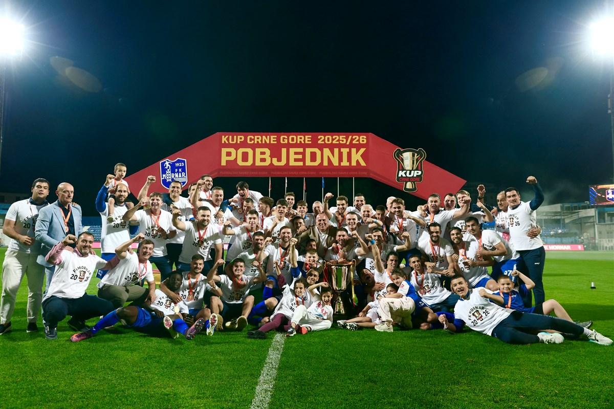 Mornar lifted the Montenegrin Cup