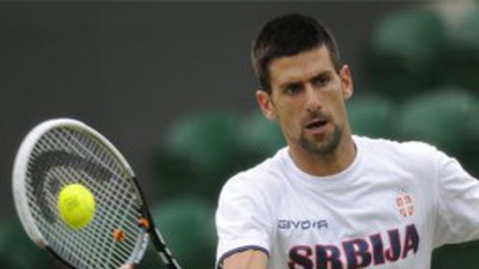 Джокович отрече да е рязал ракетата си с трион в Лондон