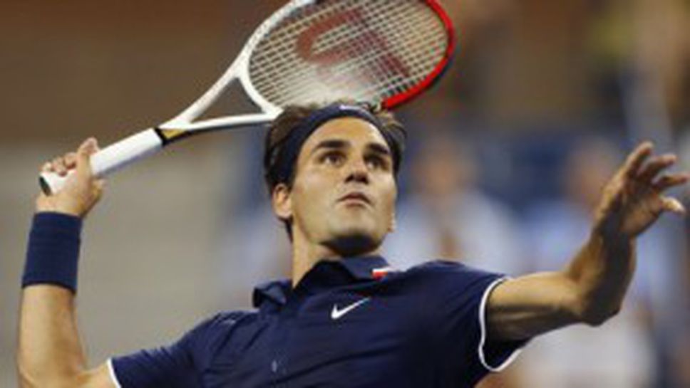 Федерер даде седем гейма на втория си съперник