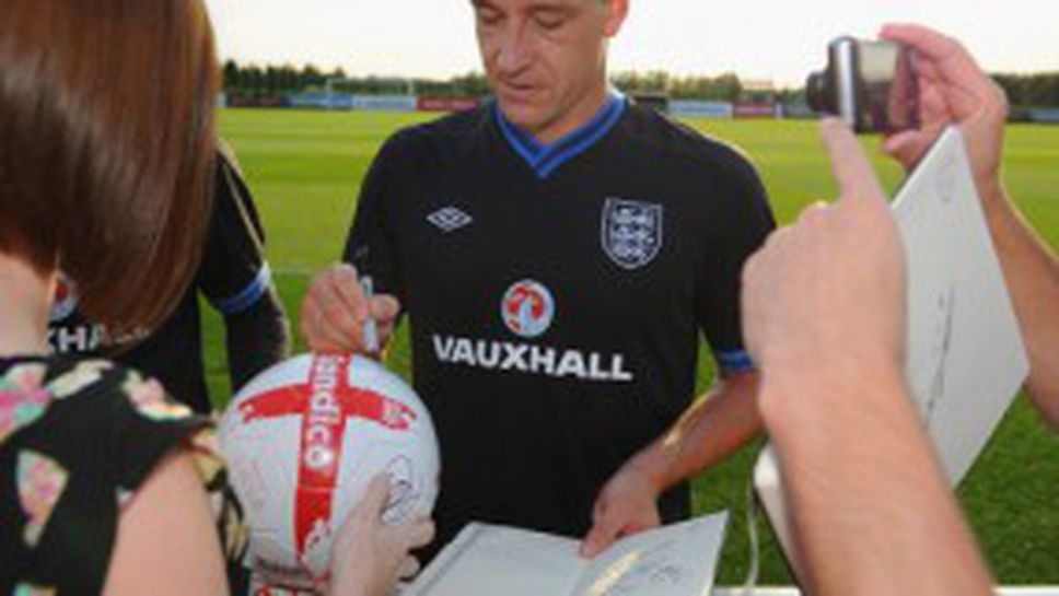 Тери отпадна от състава на Англия