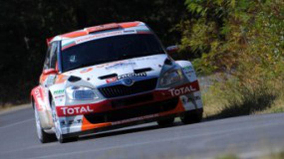 Димитър Илиев води по средата на втория ден в Рали Сливен