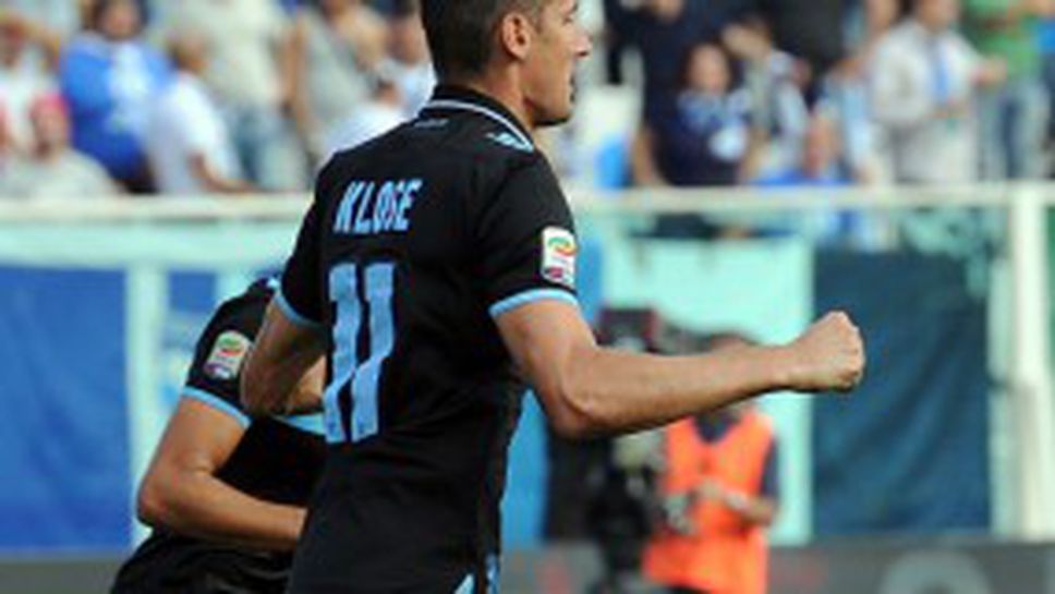 Клозе и Ернанеш разкъсаха Пескара за 30 минути (видео)